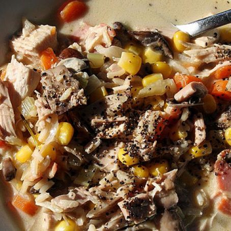 TURKEY****Turkey Chowder with Wild Rice, Crimini, and Pancetta